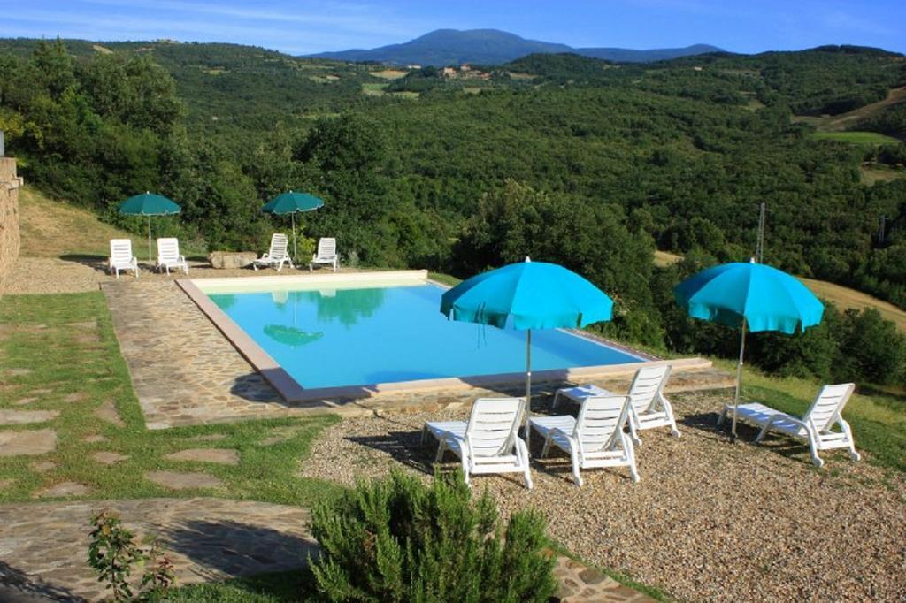 Le Piane Villa Castiglione dʼOrcia Kültér fotó